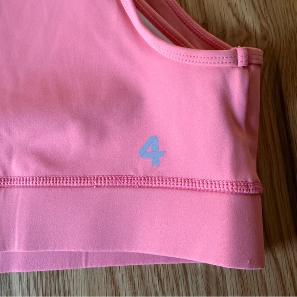 NWT Fourlaps Solo One Shoulder Sports Bra in Blush/White Size XXL - Picture 10 of 10